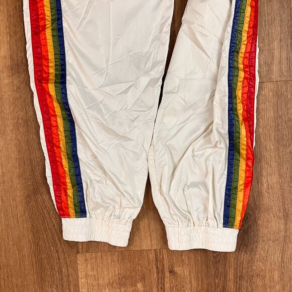 NWOT Aviator Nation 5 Stripe Dresden White Tracksuit Set Sz M - Picture 15 of 16